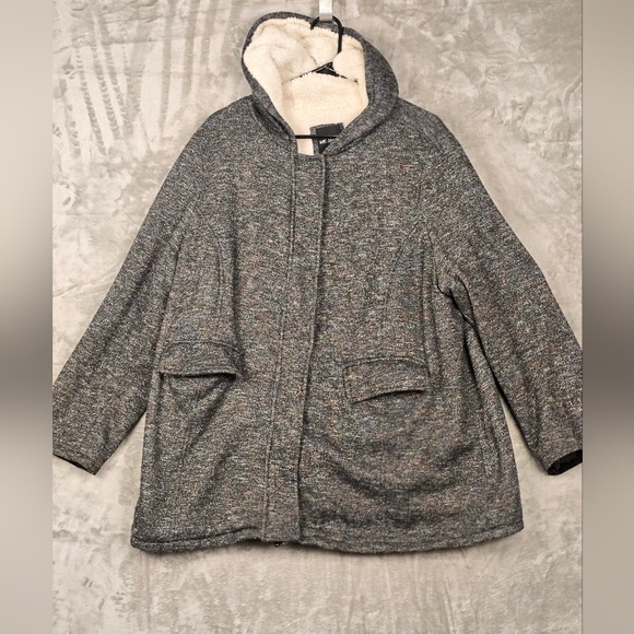 Me Jane Jackets & Blazers - Me Jane Women's Gray Teddy Jacket